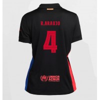 Maglia Calcio Barcelona Ronald Araujo #4 Seconda Divisa Donna 2024-25 Manica Corta